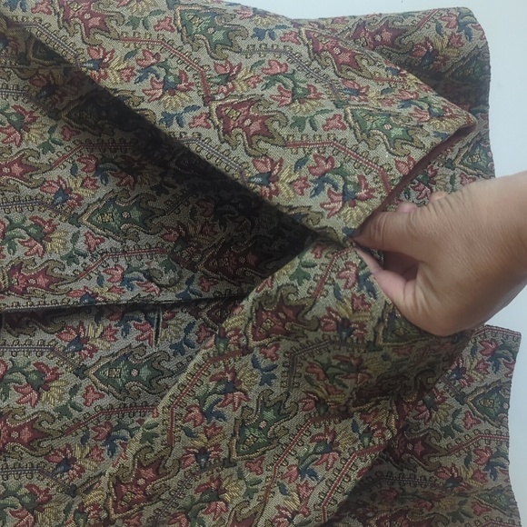 Vintage Tapestry Pandora Cropped Blazer Jacket Button Down Women's Size *Small - Picture 3 of 12